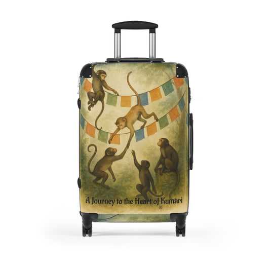 Sacred Courtyard Spinner Suitcase by The Nayampalli House® | Lightweight, Durable Luggage with TSA Approved Lock